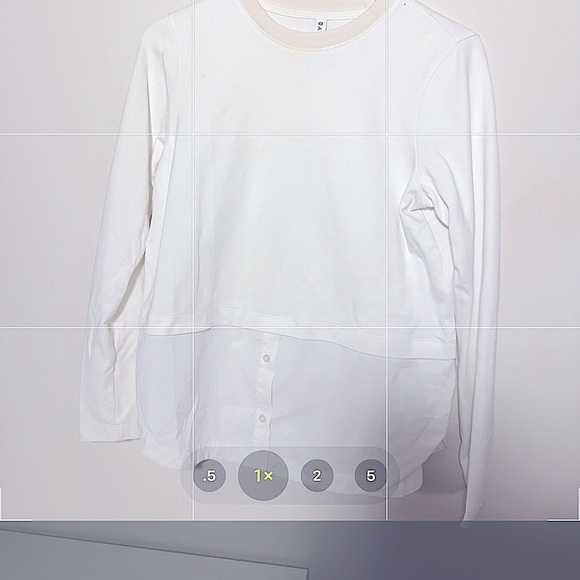 Athleta White Long Sleeve Top Size XS - Picture 2 of 6